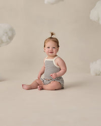 Ocean Stripe Evie Tank + Shortie Set