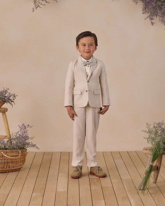 Eucalyptus Check Bow Tie