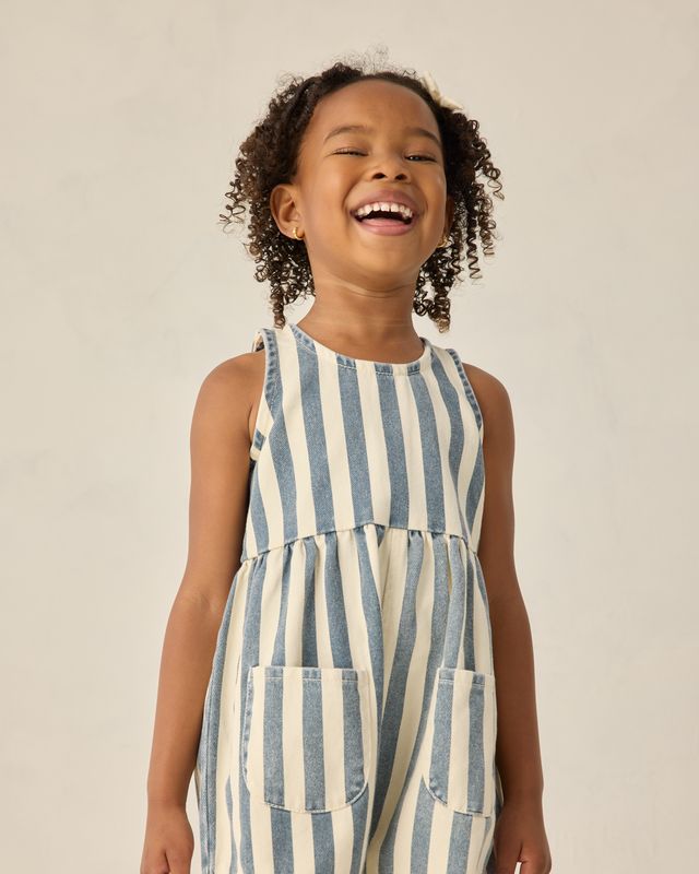 Navy Stripe Dani Romper
