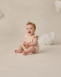 Buttercup Ribbed Ruffle Romper