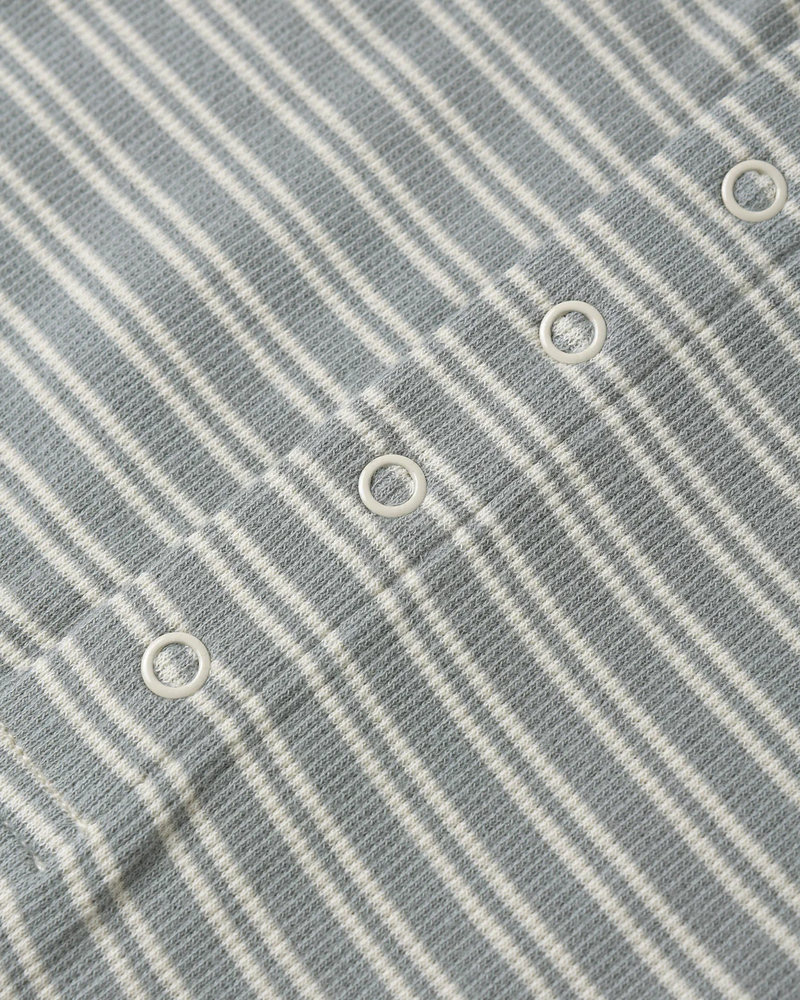 Steel Blue Stripe Jumpsuit