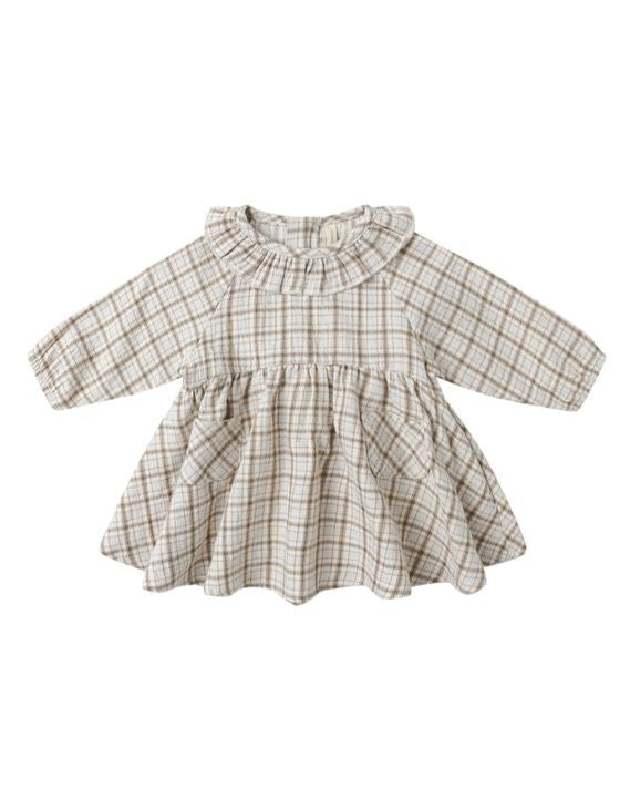 Blue Plaid Simone Dress