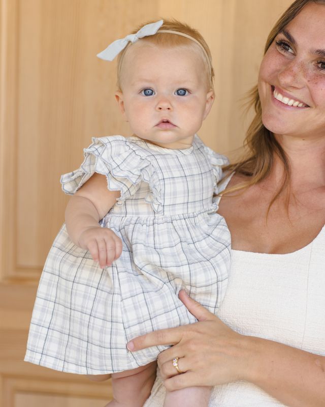 Blue Plaid Alina Dress