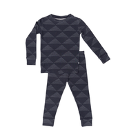 Triangles Small Ribbed Pajama Set