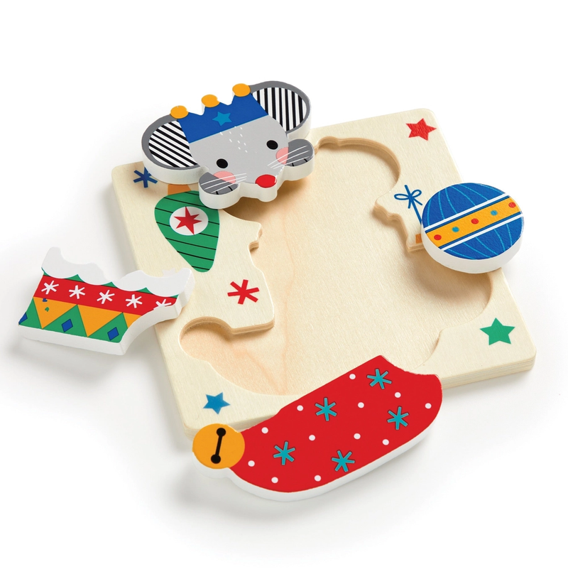 Festive Friends Wooden Puzzles