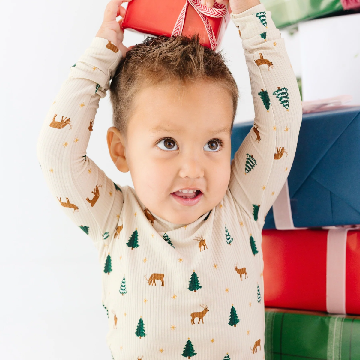 Reindeer Forest Bamboo Two-Piece Set