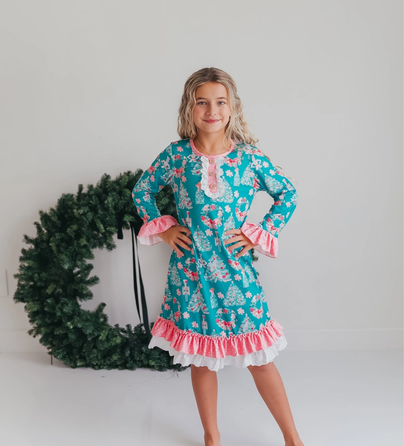 Nutcracker Ruffle Nightgown