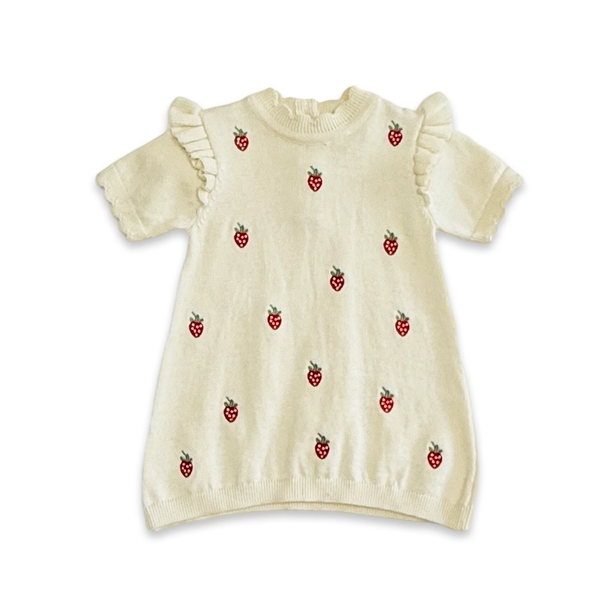 Strawberry Knit Dress