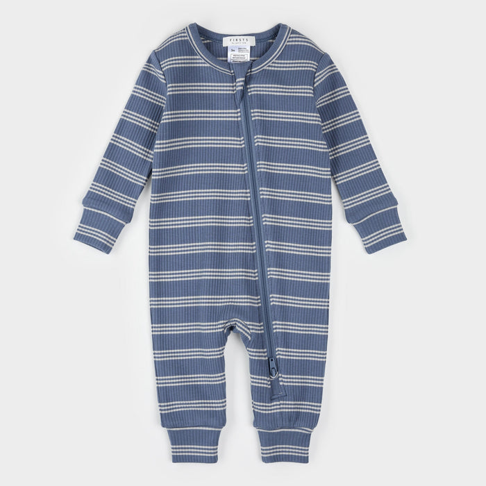 Denim Blue Striped Modal Sleeper