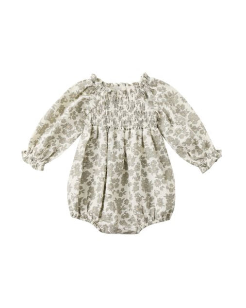 Green Floral Eden Romper