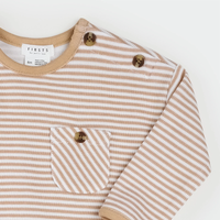 Mocha Striped Set