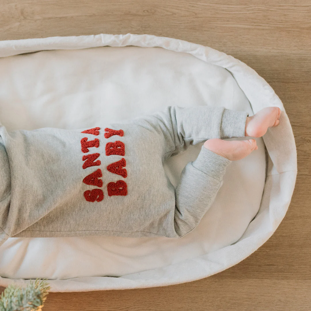 Santa Baby Fleece Romper
