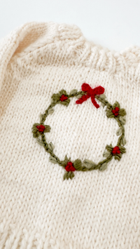 Wreath Knitted Sweater