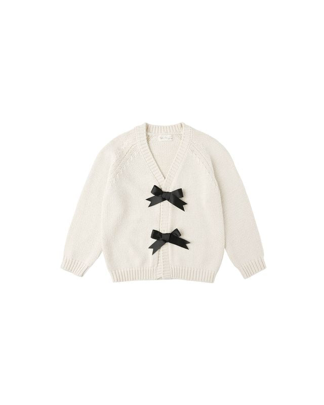 Black Bow Cardigan