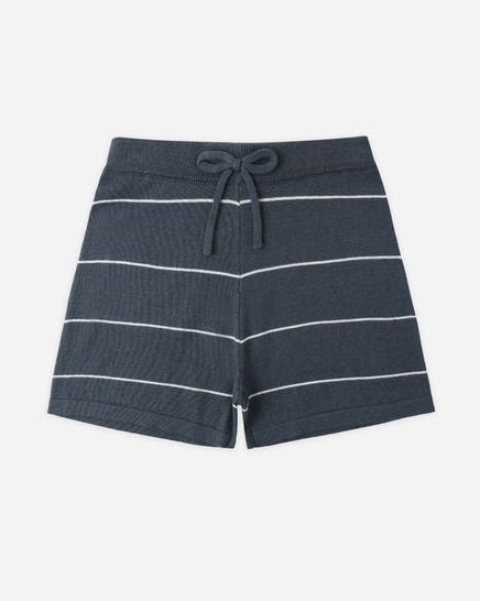 Striped shorts on a white background
