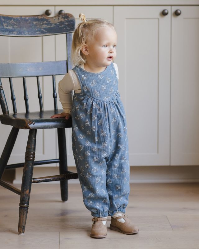 Blue Floral Maisie Overall
