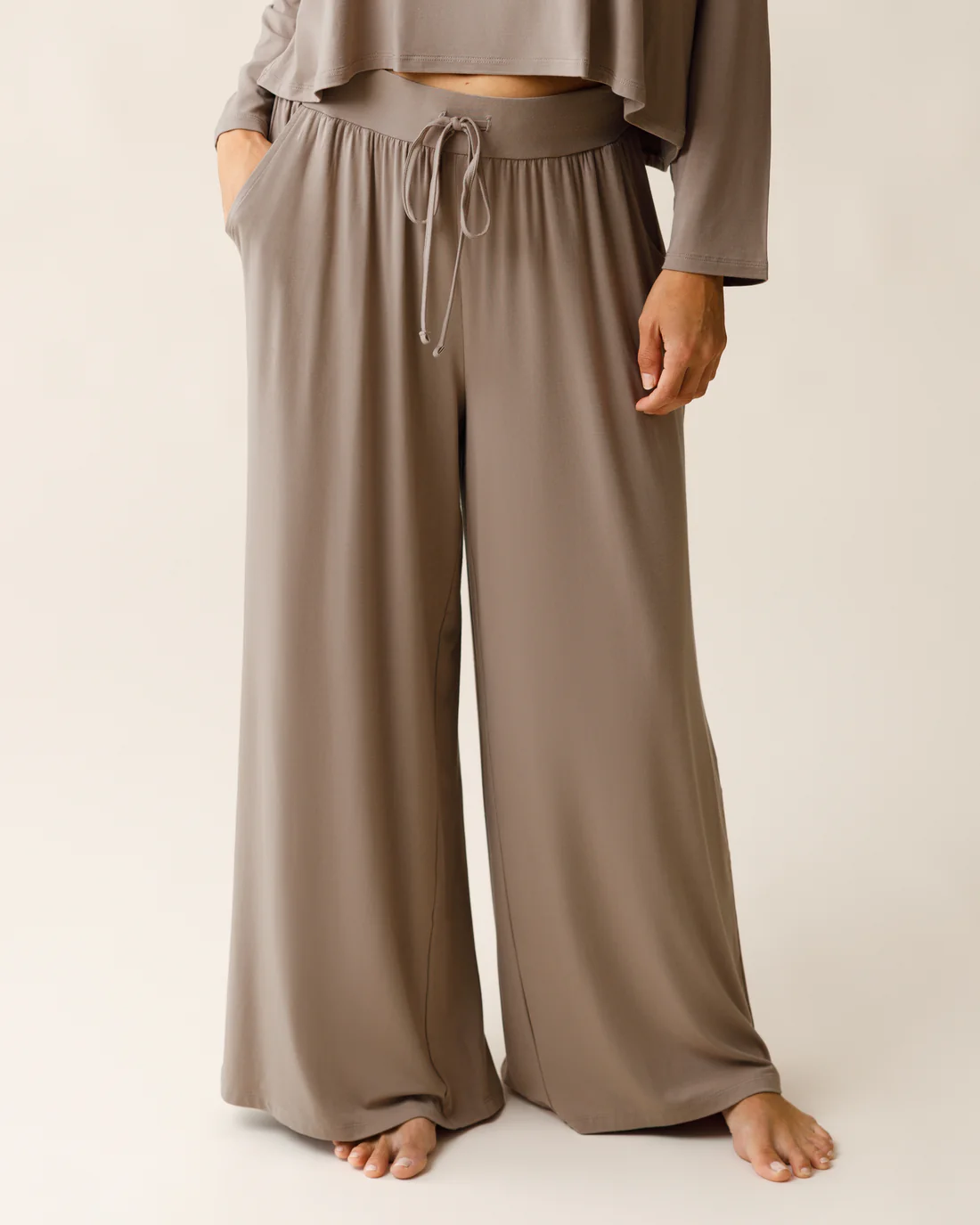Taupe Aria Bamboo Lounge Pant