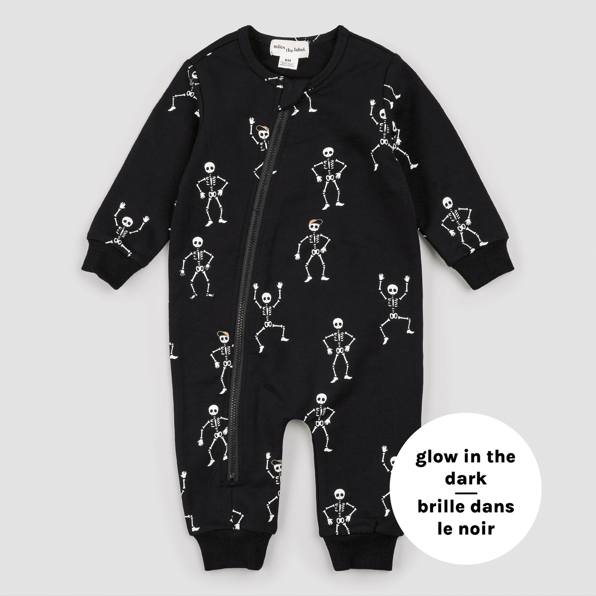 Dancing Glow Skeletons Romper