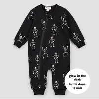 Dancing Glow Skeletons Romper