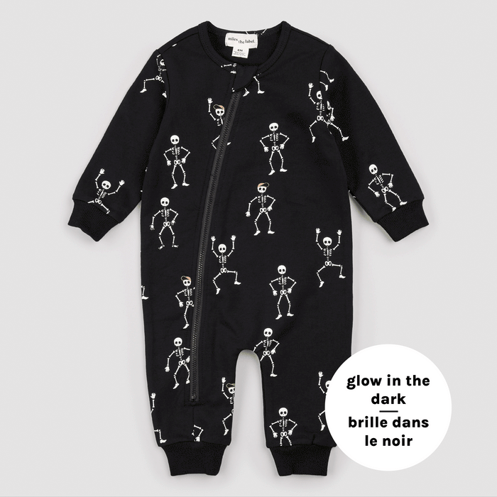Dancing Glow Skeletons Romper
