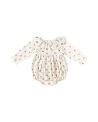 Holly Berry Velour Romper