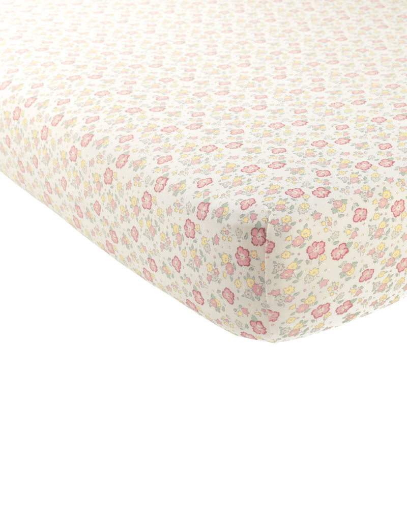 Bloom Woven Crib Sheet