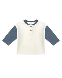 Ocean Long Sleeve Henley Tee