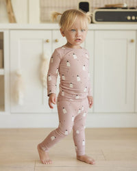 Pink Ghost Bamboo Pajama Set