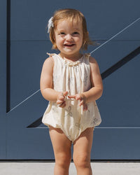 Sailor Bows Shoulder Tie Romper