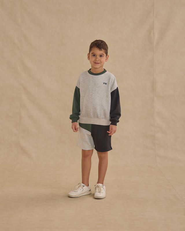 Heathered Ash Relaxed Sweatshirt