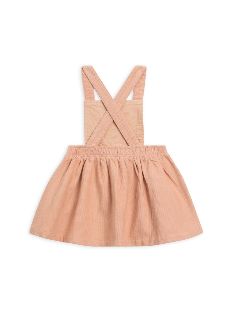 Fawn Corduroy Pinafore Dress