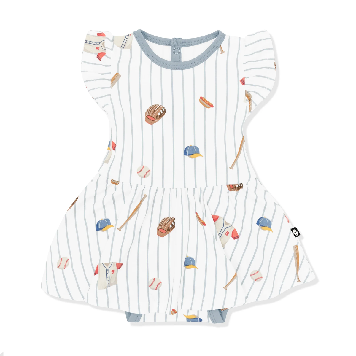 Home Run Twirl Bodysuit Dress