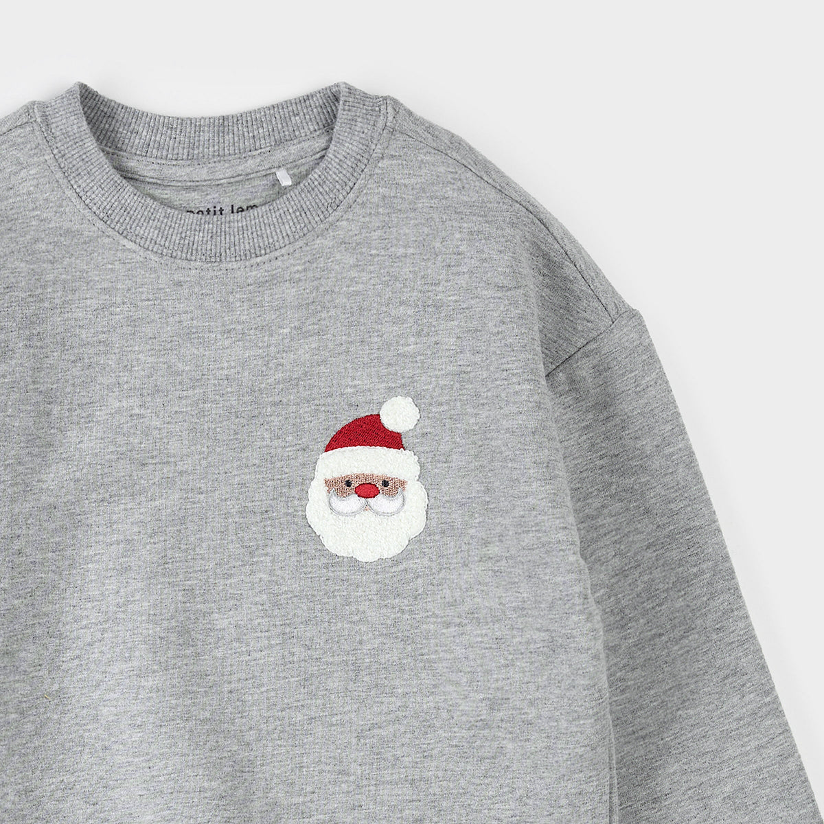 Santa Claus Embroidered Pullover