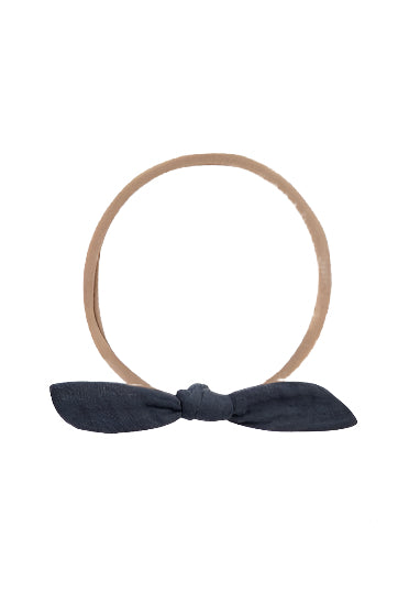 Navy Little Knot Headband