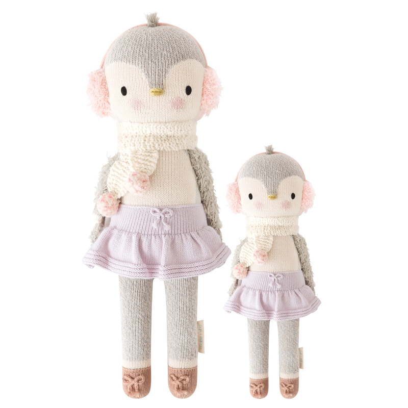 Skylar the Penguin Knitted Doll