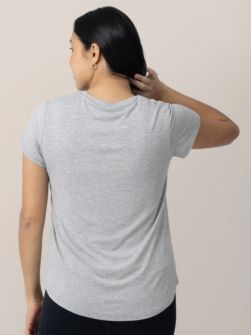 Heather Grey Everyday Maternity & Nursing T-shirt