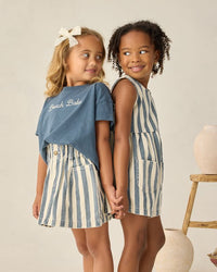 Navy Stripe Dani Romper