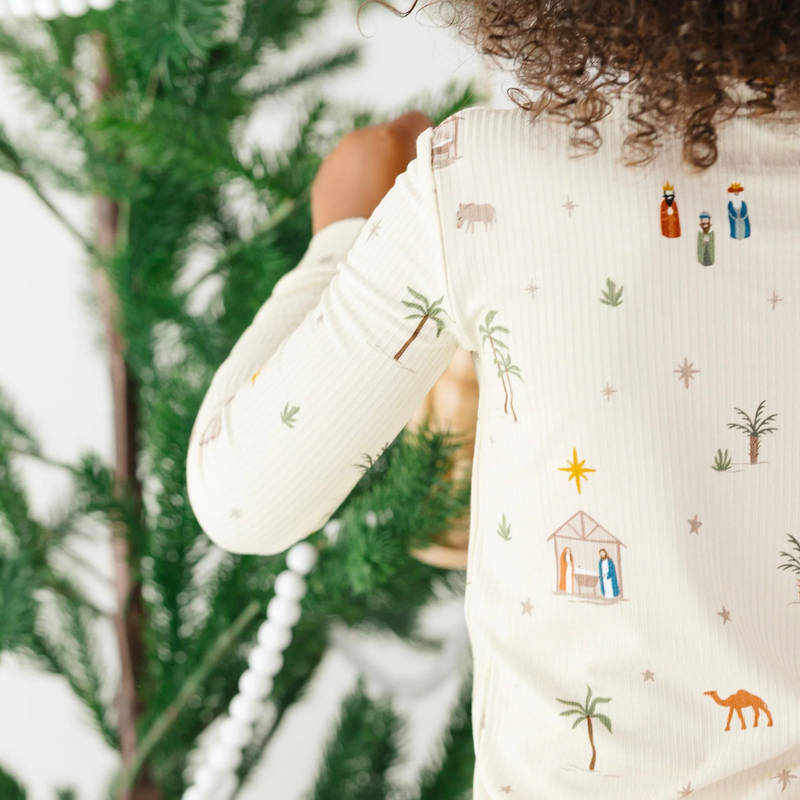 Nativity Bamboo Two-Piece Set