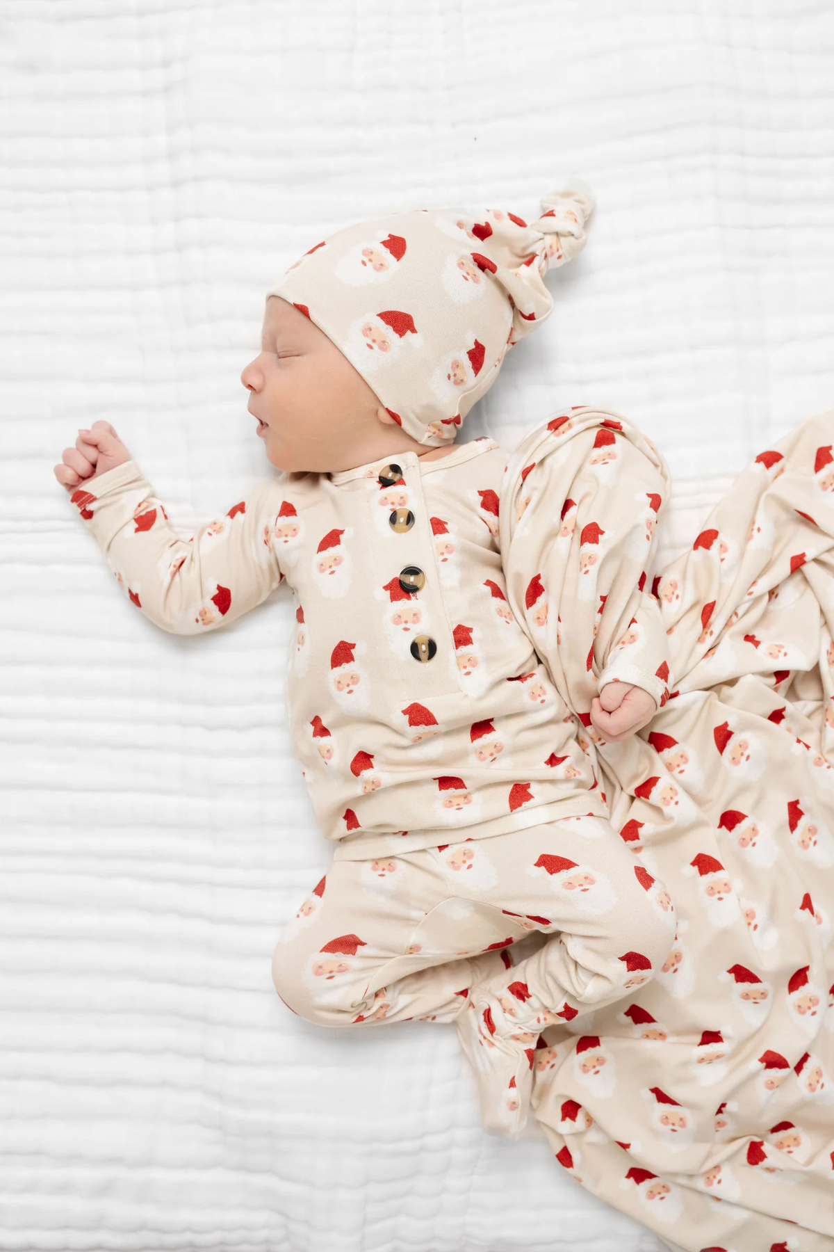 Santa Baby Bamboo Pajama Set