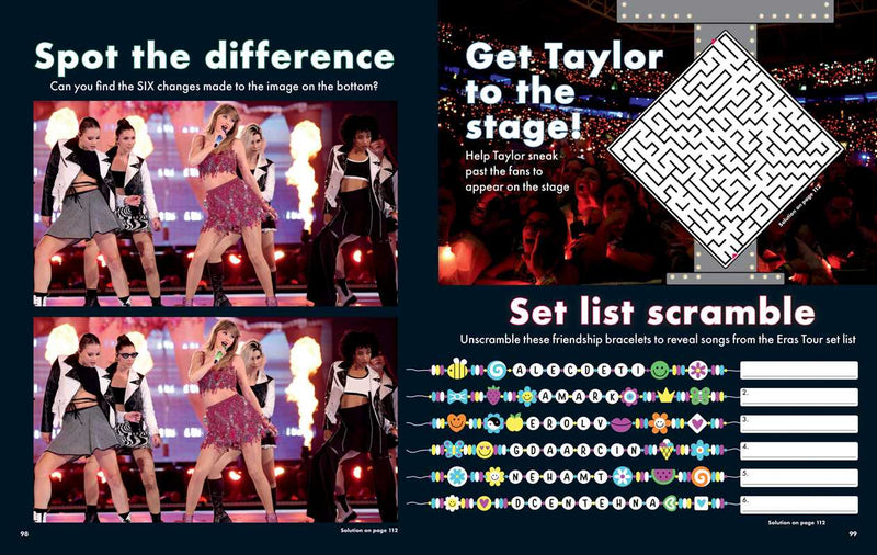 Taylor Swift Coloring & Activity Book: Tour Edition