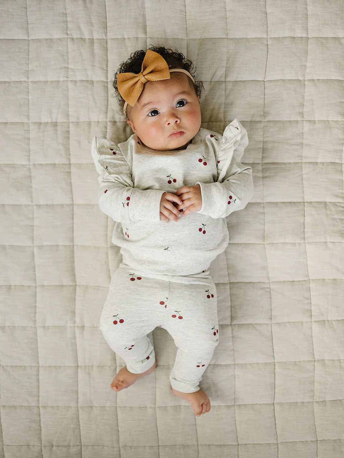 Cherry Ruffle Set