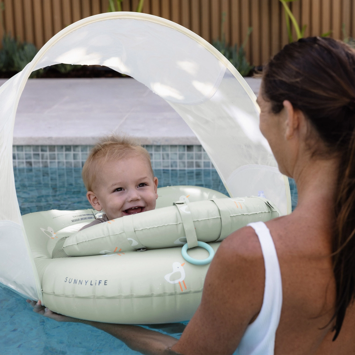 Sammy the Seagull Green Baby Float