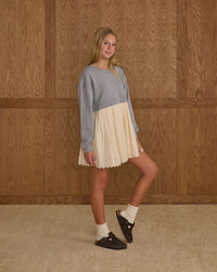 Tween Dusty Blue Sweatshirt Dress