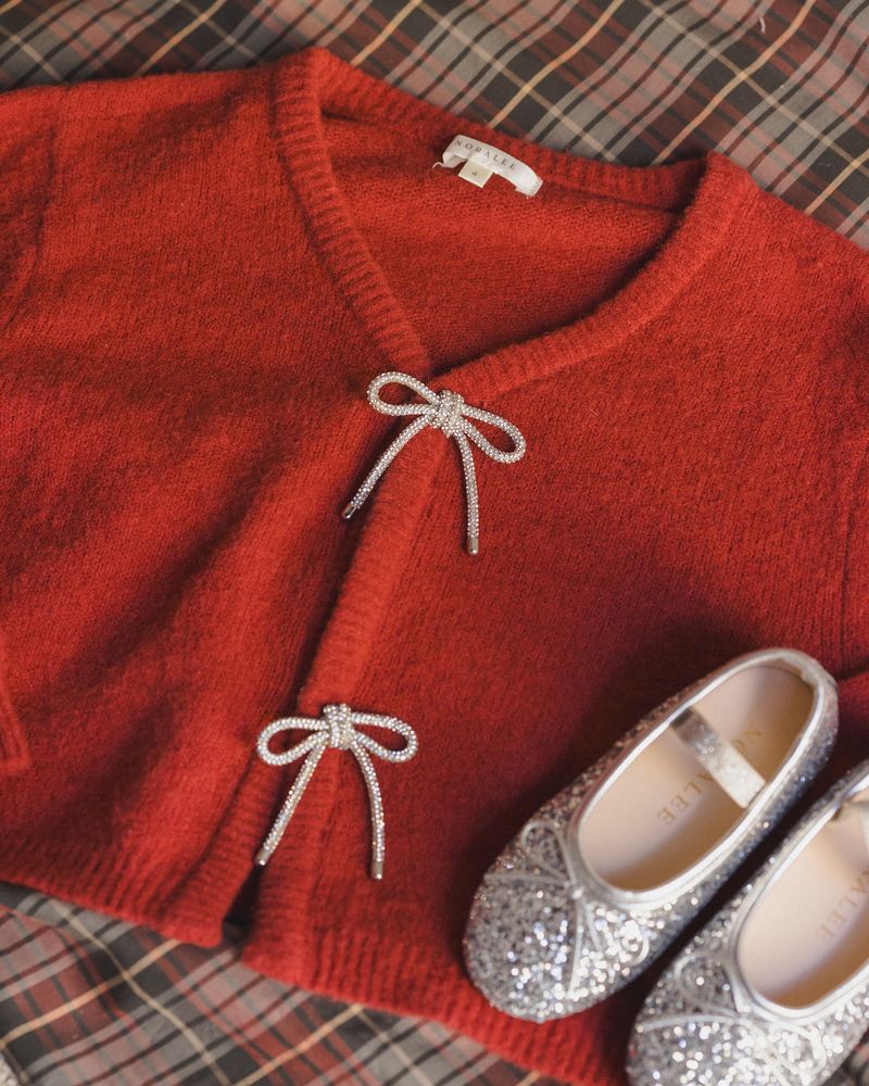 Ruby Bow Cardigan