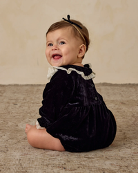 Rose + Black Velvet Headbands 2pk
