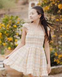 Pastel Plaid Kalina Dress