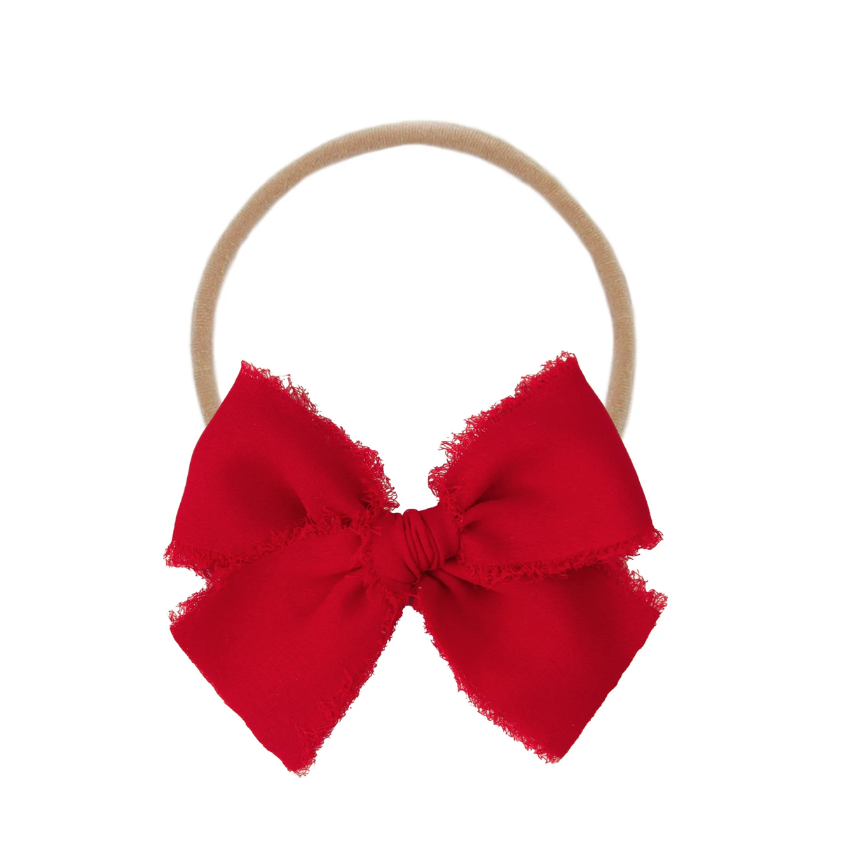 Red Chiffon Bow