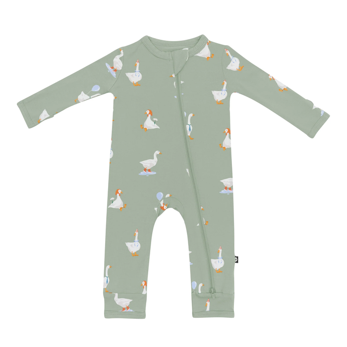 Silly Goose Bamboo Zippered Romper
