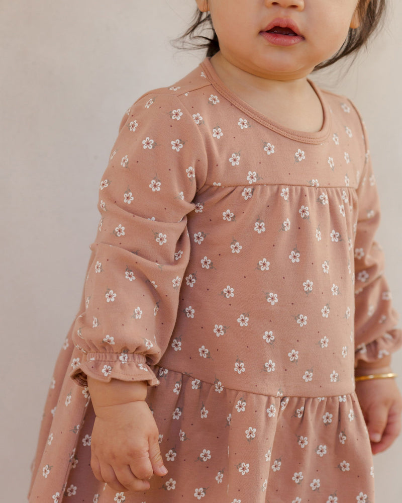 Rose Ditsy Tiered Dress