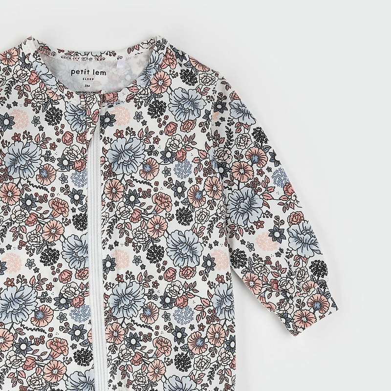 Vintage Flowers Pajama Sleeper